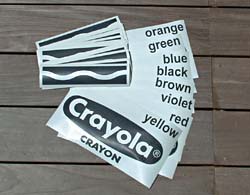 crayon decals