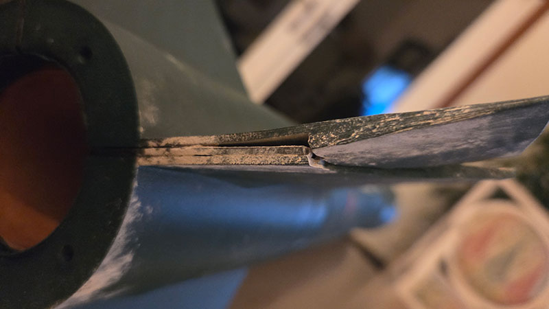 fin broken aft