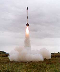 Telcel rocket liftoff